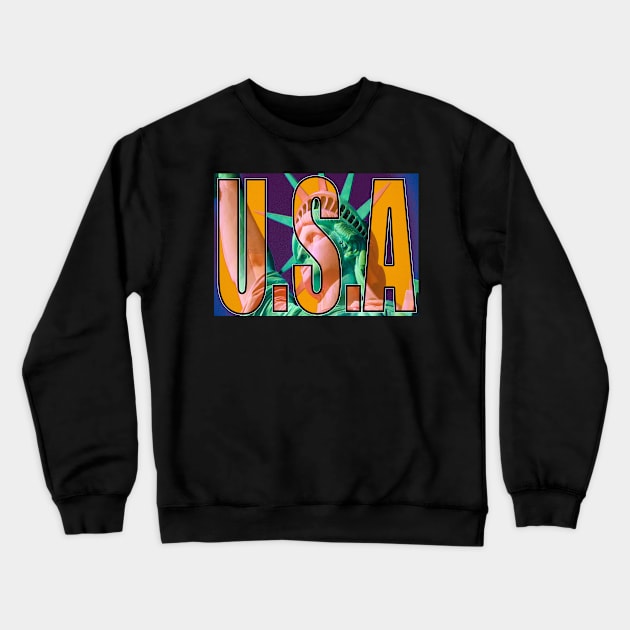 LIBERTY TRIPPY USA Crewneck Sweatshirt by svksesmatamv